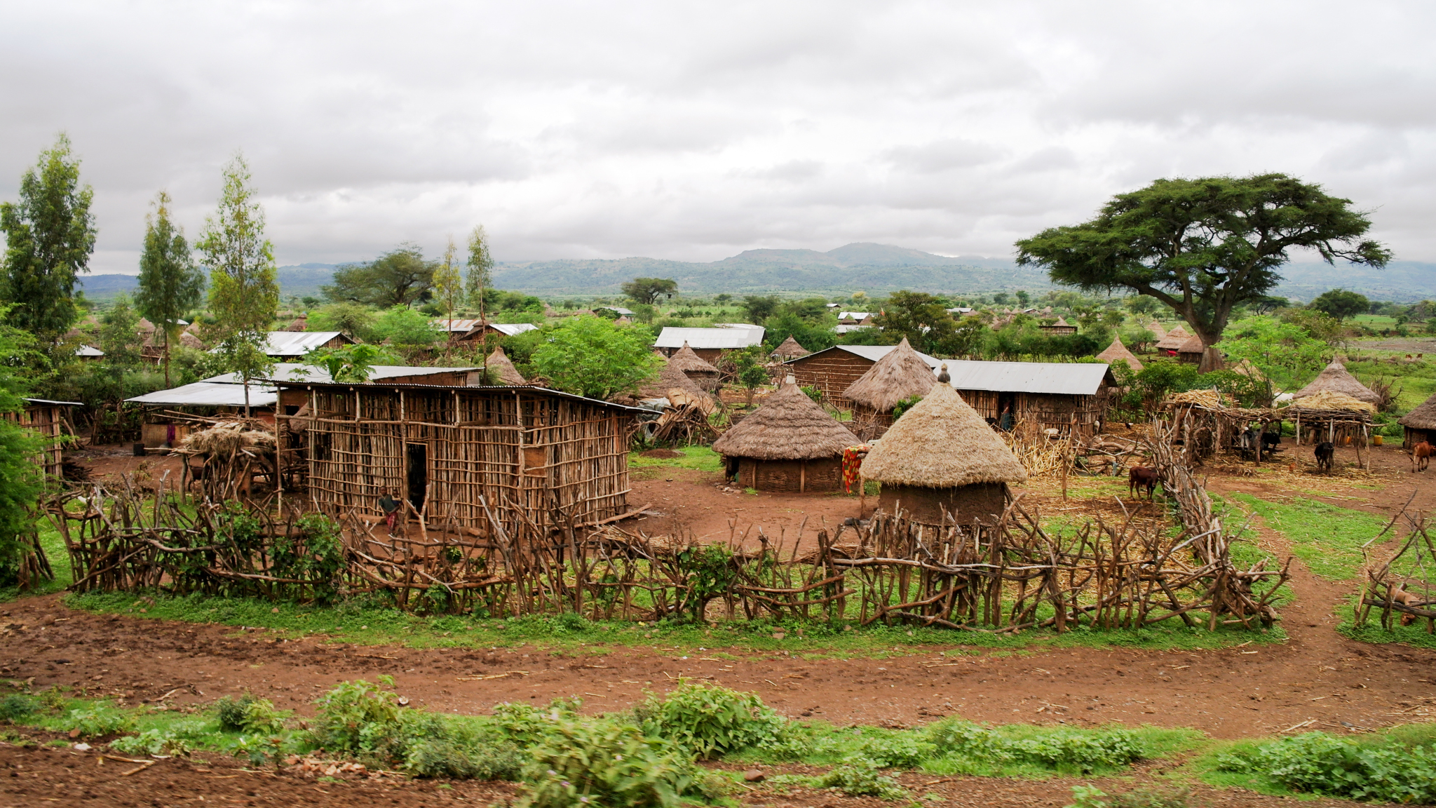 Charm of traditional African villages